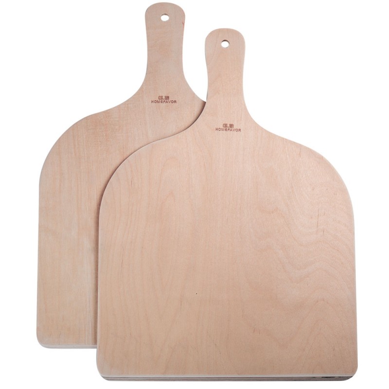 G.a HOMEFAVOR Pizza Peel Paddle Wood Pizza Spatula (Pack of 2)