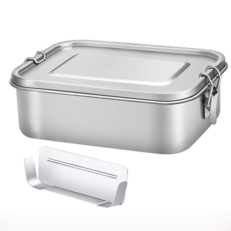 G.a HOMEFAVOR 1200ML Lunch Box Leakproof Food Container Stainless Steel Bento Box incl. Removable Divider