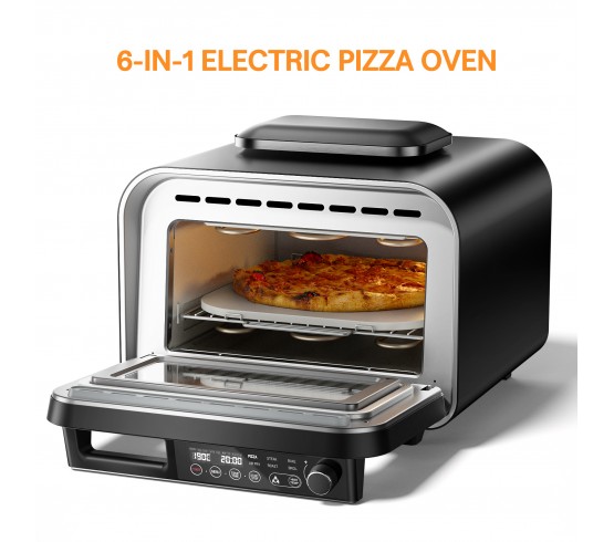 6-IN-1 ELECTRIC PIZZA OVEN